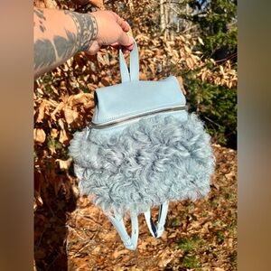 KARA Shearling Leather Bag